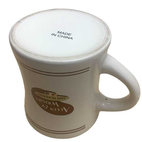 VTG A&W Allen Wright Classic Roast Canadian Restaurant Thick Coffee Cup Mug - Picture 6 of 6